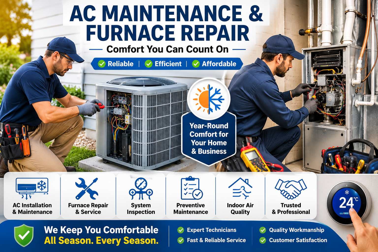 Furnace Repair Langley: How Preventive Attention Can Help Avoid Heating Problems