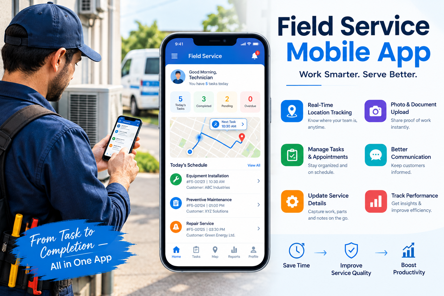 How Field Service Management Software Helps Improve Workforce Coordination