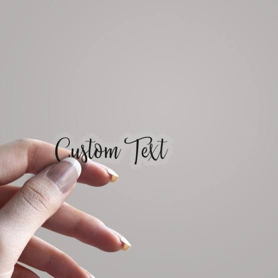 Clear-Cut Stickers
